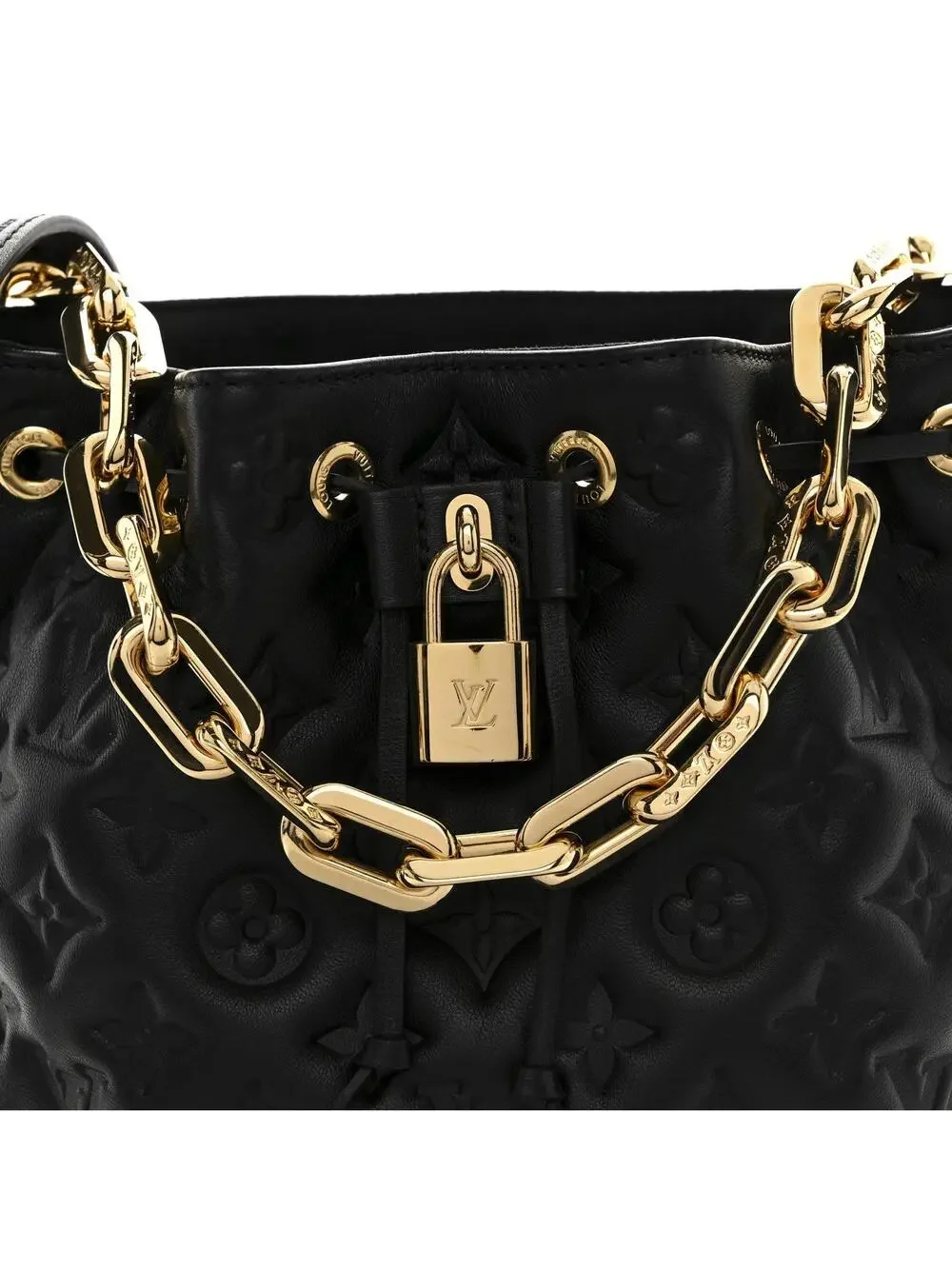 Louis Vuitton Lambskin Embossed Coussin #334328L30B